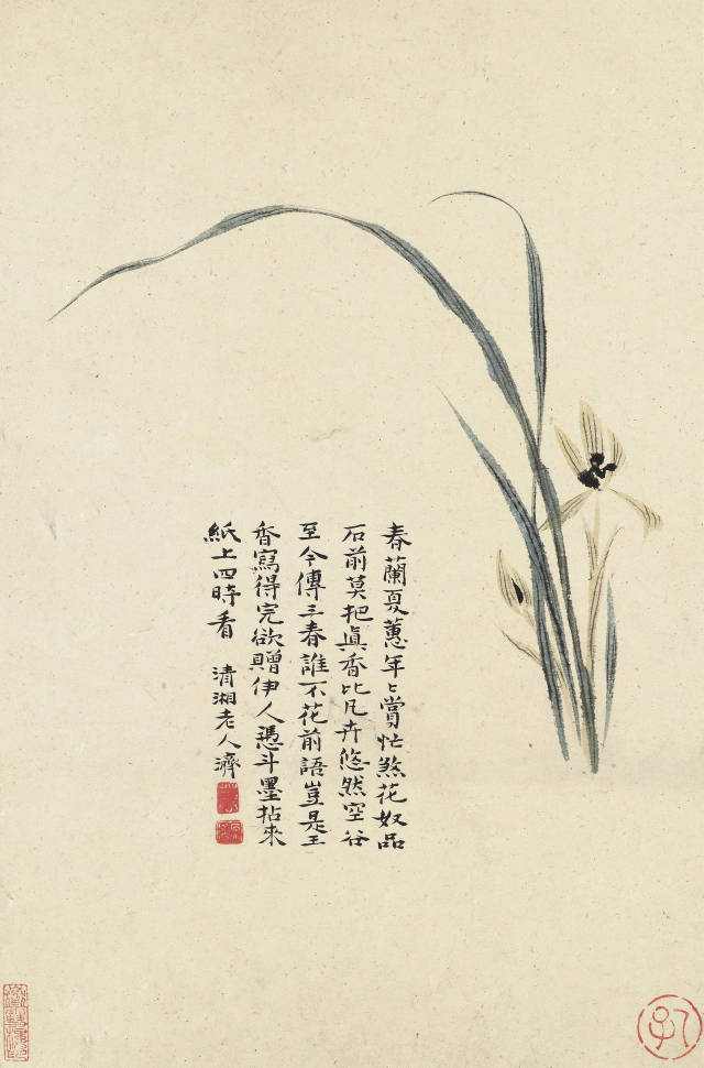 传世经典：石涛《花卉册页》十帧_搜狐网