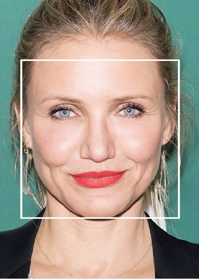 特点:如果你的脸宽线的长度等于或者大于下腮线,无疑你就是方脸了.