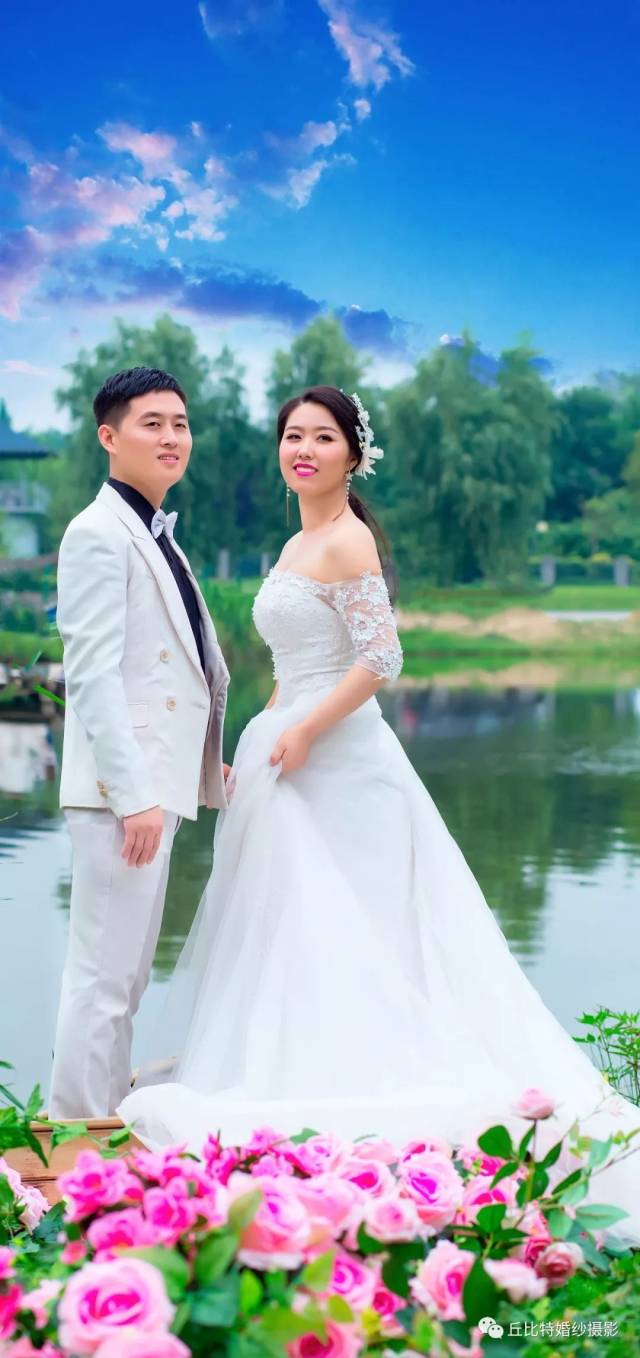 丘比特婚纱摄影祝新郎:焦原野&新娘:王胤熹,新婚快乐!