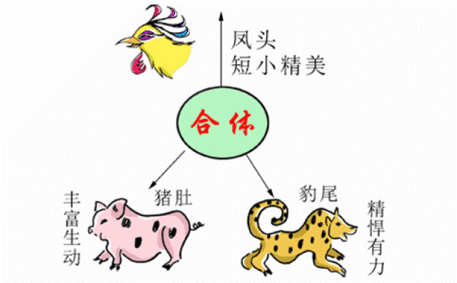 "凤头,猪肚,豹尾",一篇高质量的申论作文这三者缺一不可.