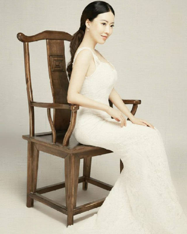 蒋娉婷"仕女图"写真曝光,古典写实,网友:别有一番风味