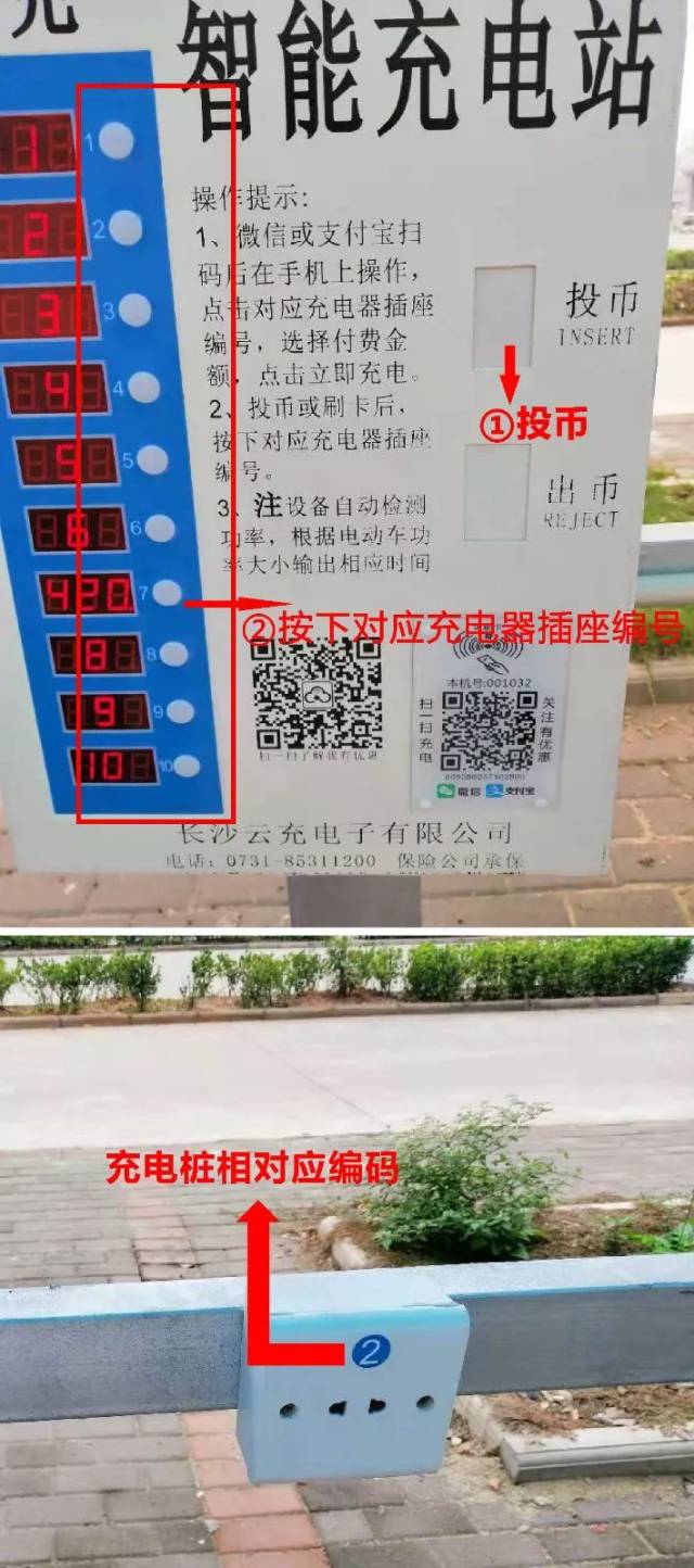 新餘萬商紅建電動車充電樁,掃碼充電安全便民!