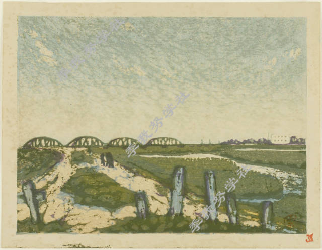 1930年 新东京100景 版画 东京的新荒川 昭和街组图 手机搜狐网