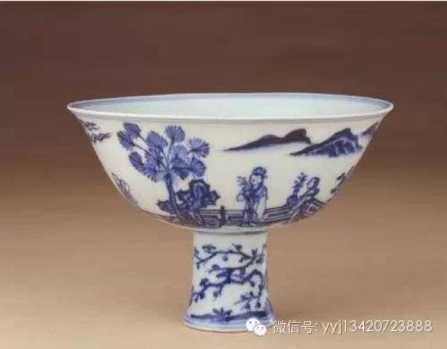 中国古磁器　清青花高碗 中国古磁器 清青花高碗 - メルカリ