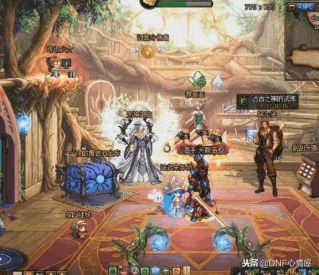 DNF:旭旭宝宝上大龙猫红眼测试皮甲B套伤害,