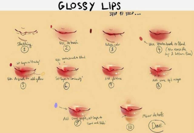 【推荐】动漫人物嘴巴的画法