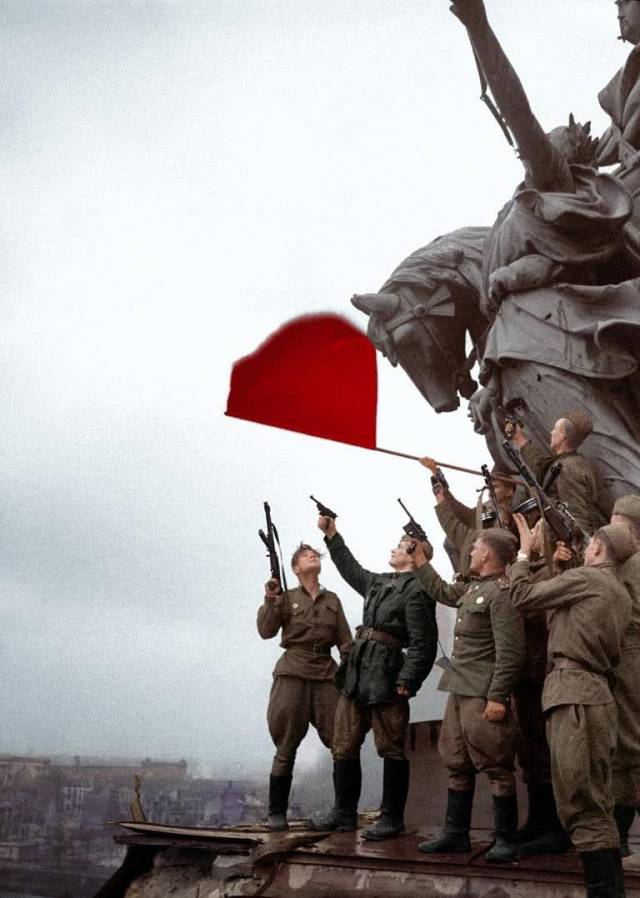 苏联红军占领柏林图片