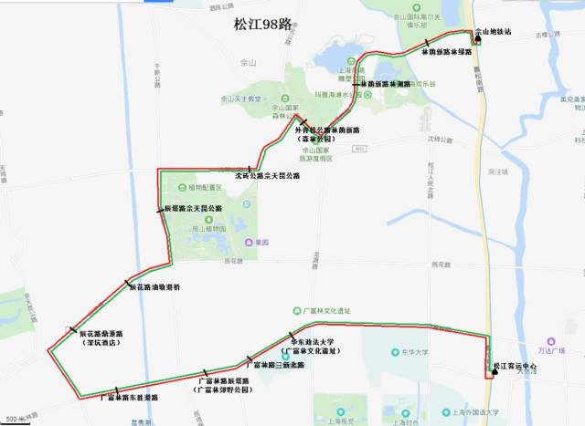 杭州98路公交车路线图图片