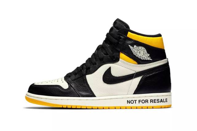 新货鞋报丨Air Jordan 1「Not For Resale」黄色版本即将上架！_手机搜狐网