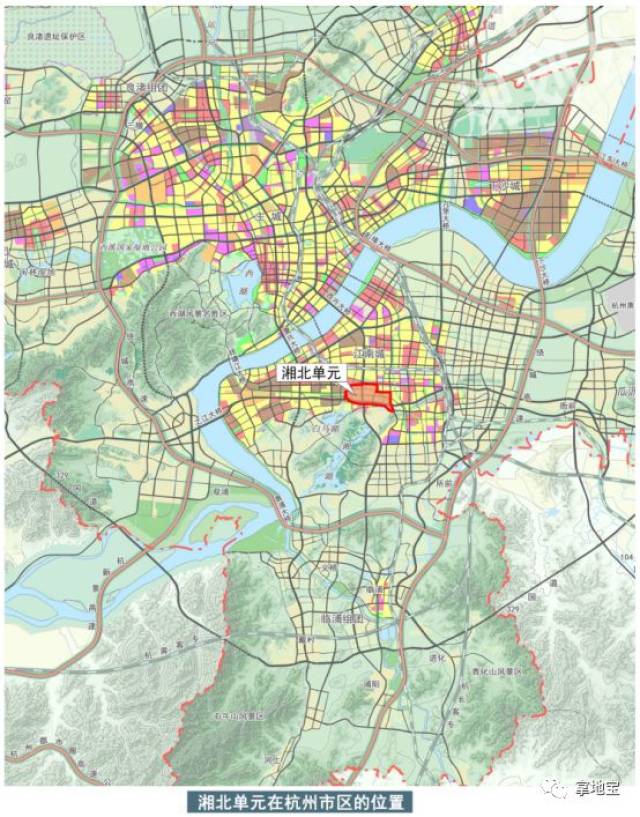 【规划】萧山湘北单元控规公示,未来打造高品质居住区