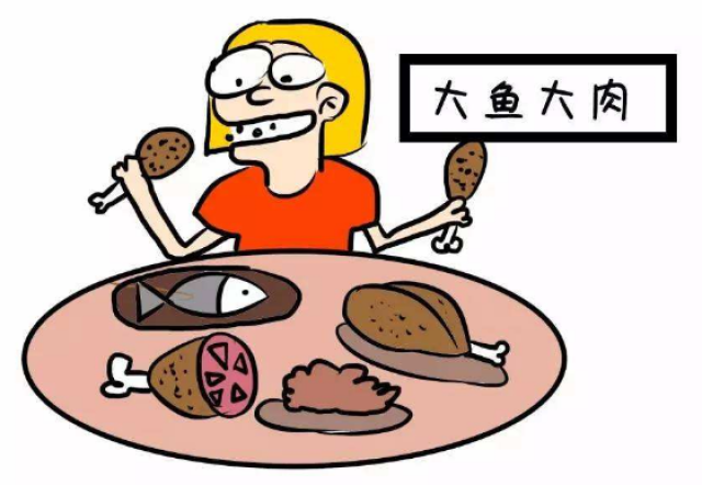 危险行为之四 大鱼大肉