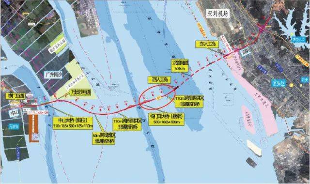 深中通道详细规划图图片