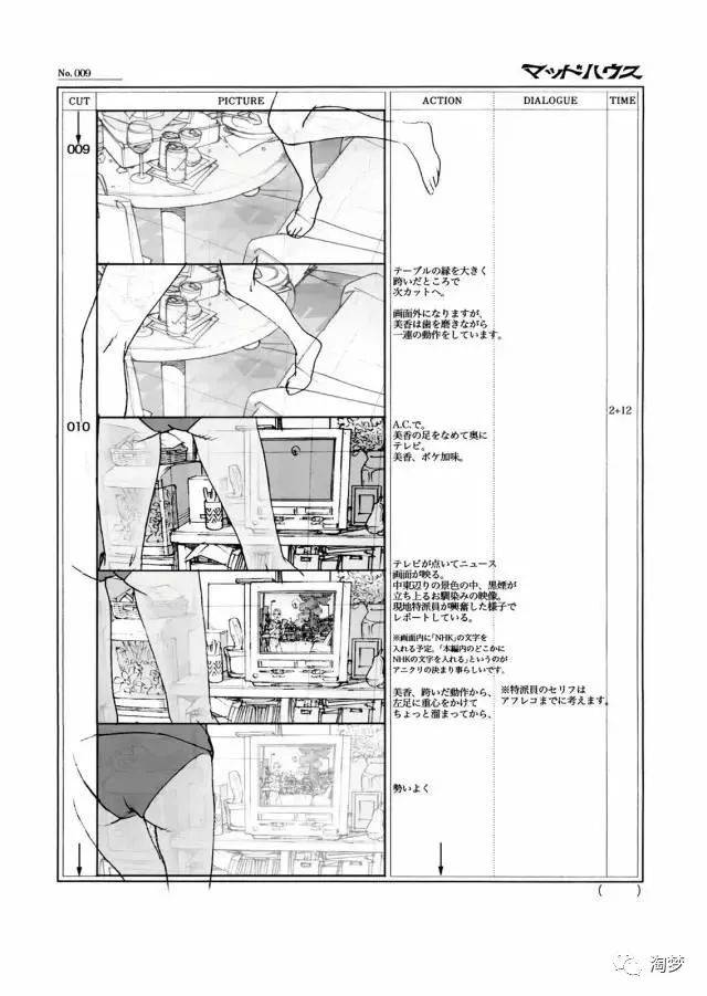 鬼才导演今敏大师的分镜手稿(收藏)