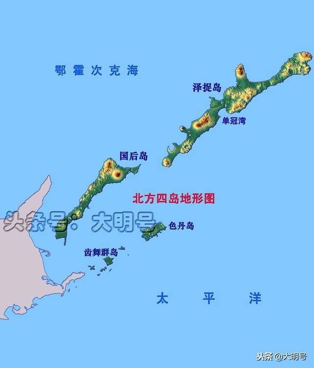 北方四岛的面积图片