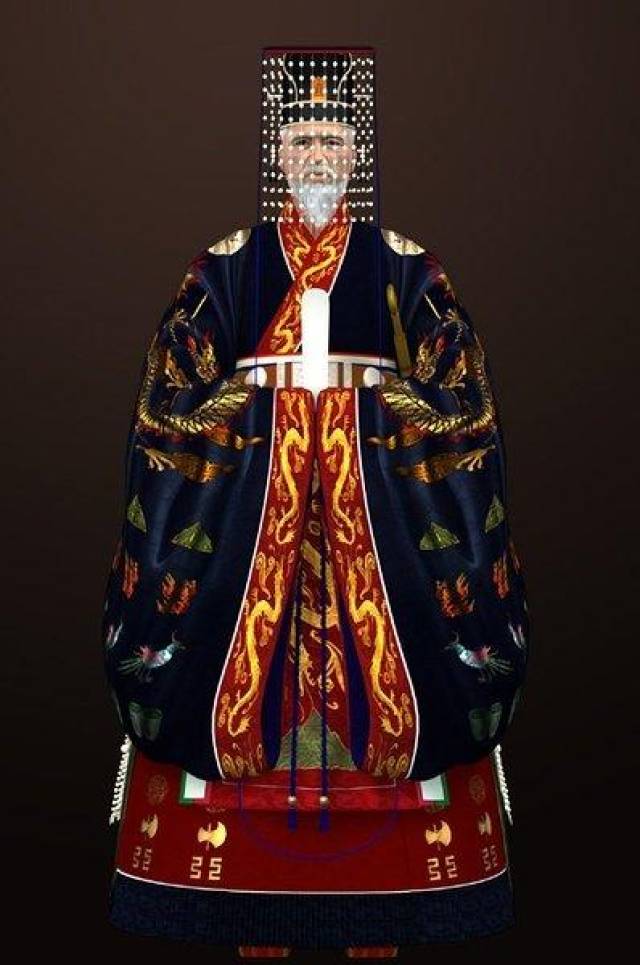 冕服(衮冕)是明代皇帝,皇太子及亲王,世子,郡王的礼服和祭服,其中皇帝