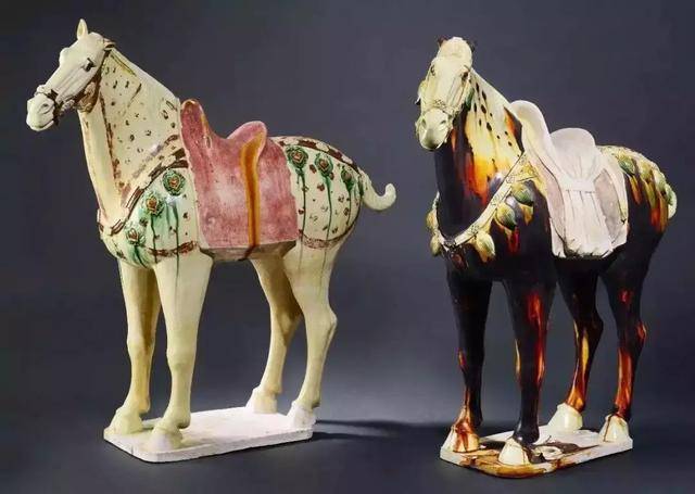 唐代彩色釉陶艺术品，为何称为洛阳唐三彩？_搜狐网