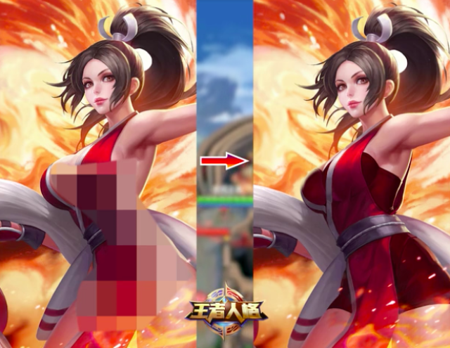 王者荣耀:加布料英雄尺度排名,第二是tm男的,最后加一套衣服