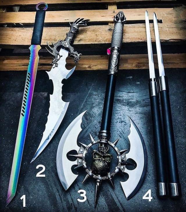 套套精品的冷兵器选择一把作为代表,可以选出来一把嘛?