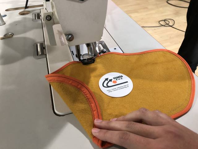 双面呢羊绒大衣斜插袋包边工艺,思坦途stanto双针包边机.