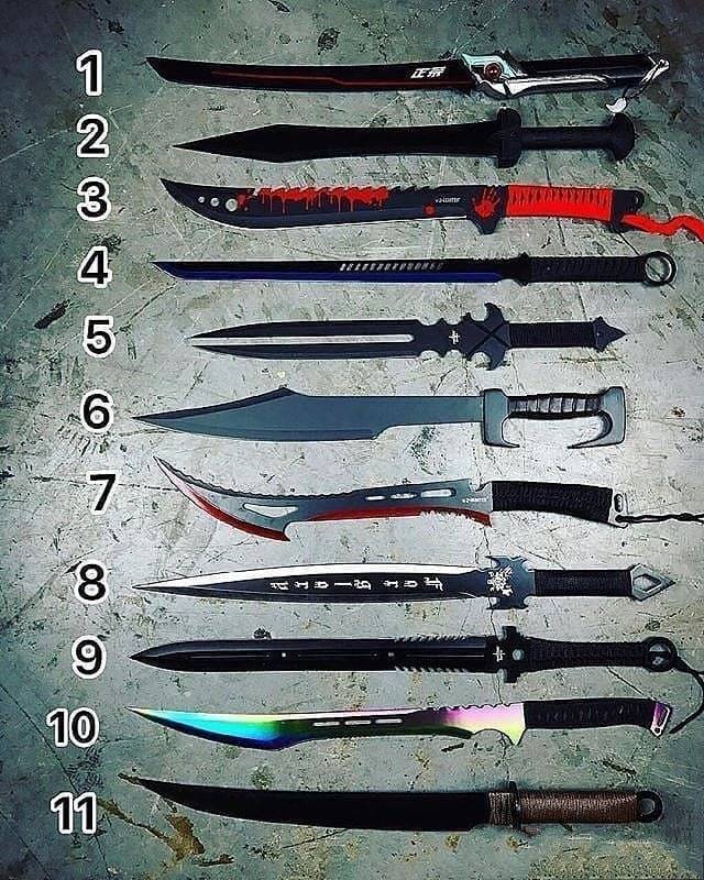 套套精品的冷兵器选择一把作为代表,可以选出来一把嘛?