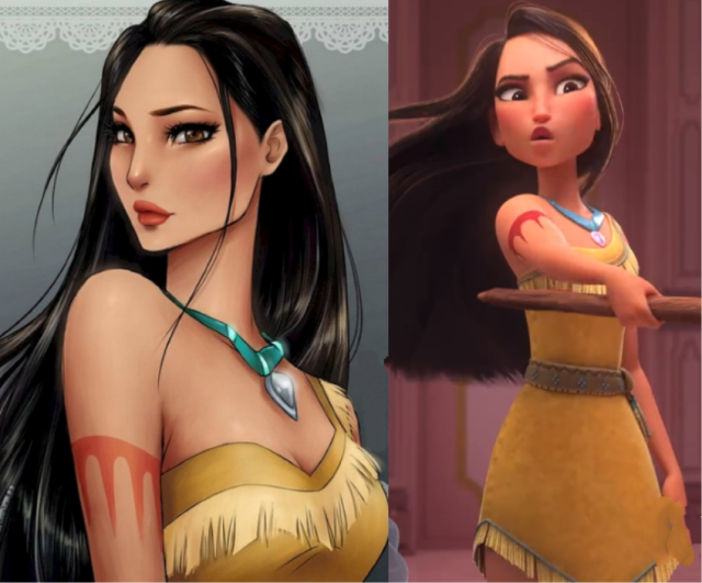 当五位迪士尼公主变成3d美女,白雪公主超漂亮,康蒂公主彻底毁了