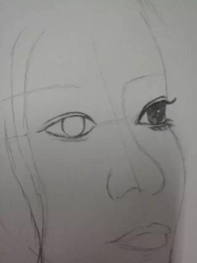 超详细素描教程,教你画一个手绘美女,你学会了吗?