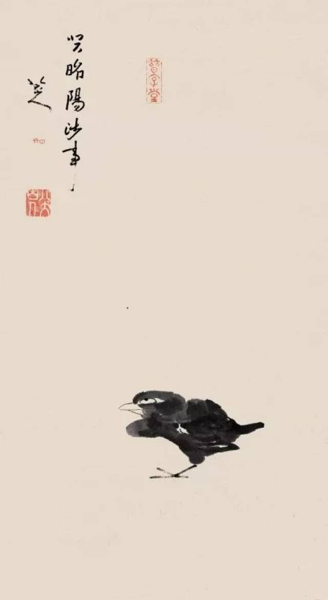 这幅画只有一只鸟，却为何能卖到六千多万？！_孤禽