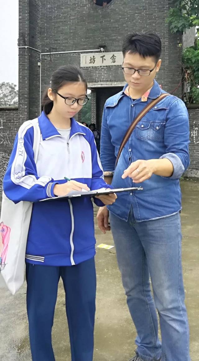 司前中学开展新会古驿道司前段及周边历史建筑游学写生活动