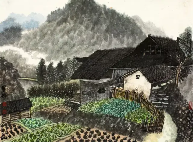 凝墨焕彩写乡情一罗彬(张家界)山水画作品展在北京举办