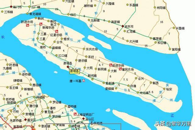 江蘇省南通地區的崇明島,1958年,為何劃分給了上海市?