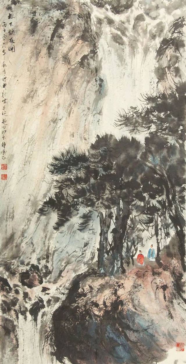 墨色交融 墨韵淋漓 傅云石山水画作品赏析【博宝·典藏】