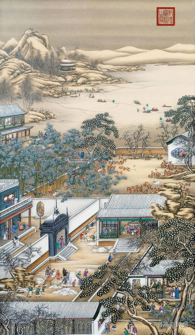 洋画家郎世宁画的清朝皇帝行乐图,美呆啦!