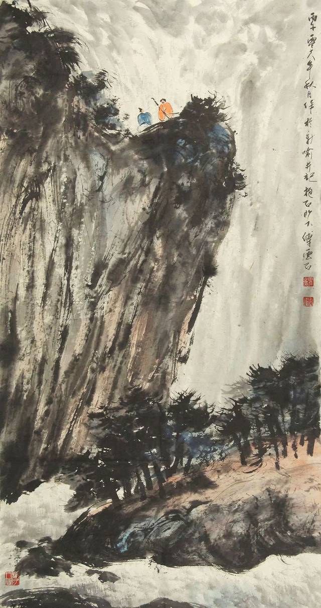 墨色交融 墨韵淋漓 傅云石山水画作品赏析【博宝·典藏】