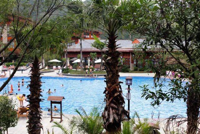 六枝特区落别乡龙井温泉,游乐好去处.