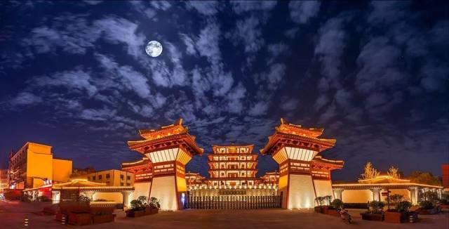 曹操运兵道(谯望楼夜景) 拍摄/整八两