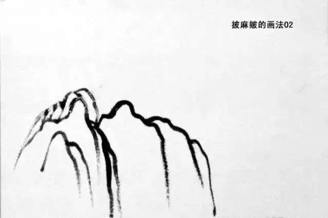 山水画基础教程:山石的画法