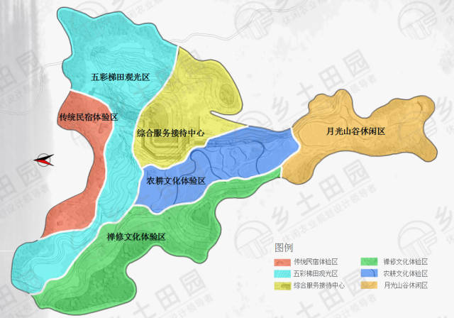 鄉土田園規劃設計案例--重慶花溪谷休閒農業園