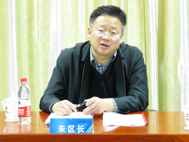 怀柔区朱家亮常务副区长一行莅临北龙中网 和域名工程