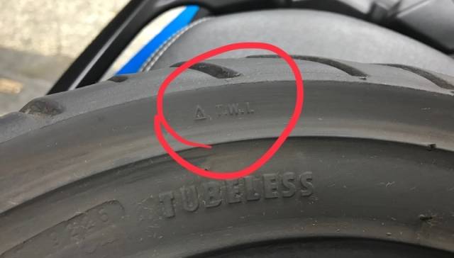 轮胎胎壁位置示意图