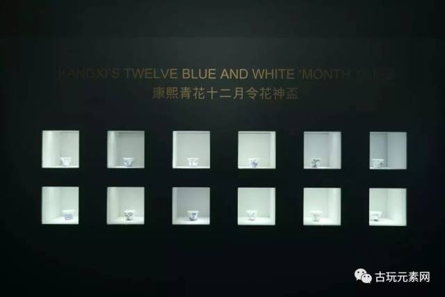 清康熙 【大清康熙年製】在銘 康熙十二花神詩文杯一対(C-63) A RARE WUCAI 'MONTH' CUP KANGXI MARK AND PERIOD | 清康熙五彩