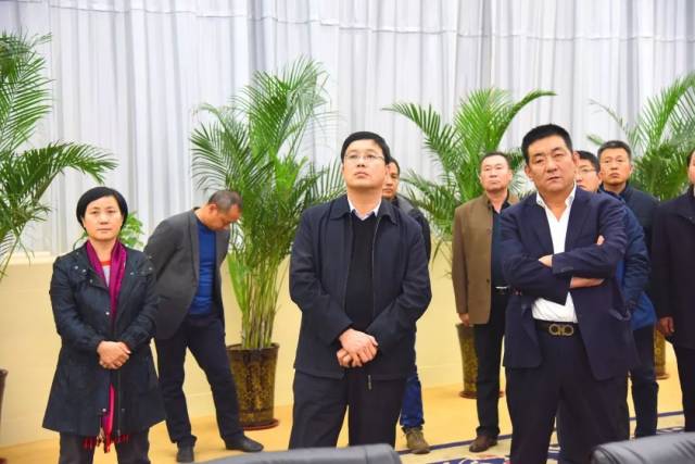 安阳市殷都区区委常委常务副区长马卫一行到我集团观摩考察