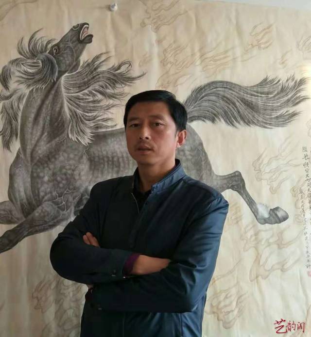中国画画马名家孔维建艺术作品欣赏