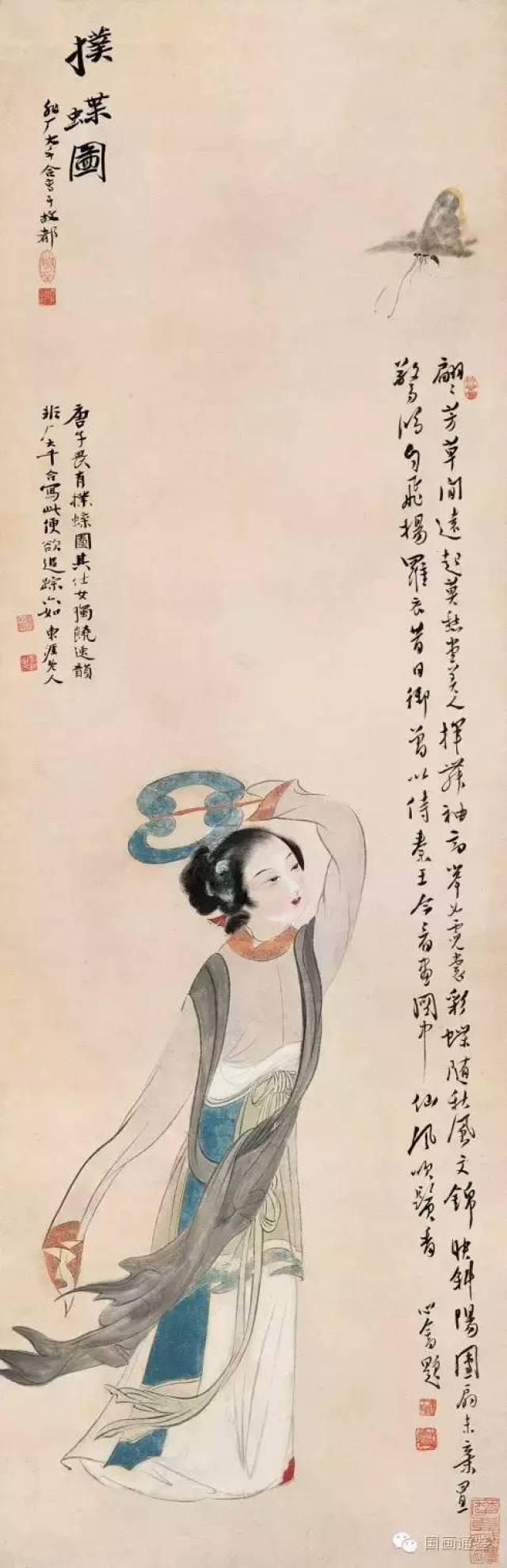 由张大千纨扇仕女看中国画与时代的疏离：最杰出的画者为什么只能发思古