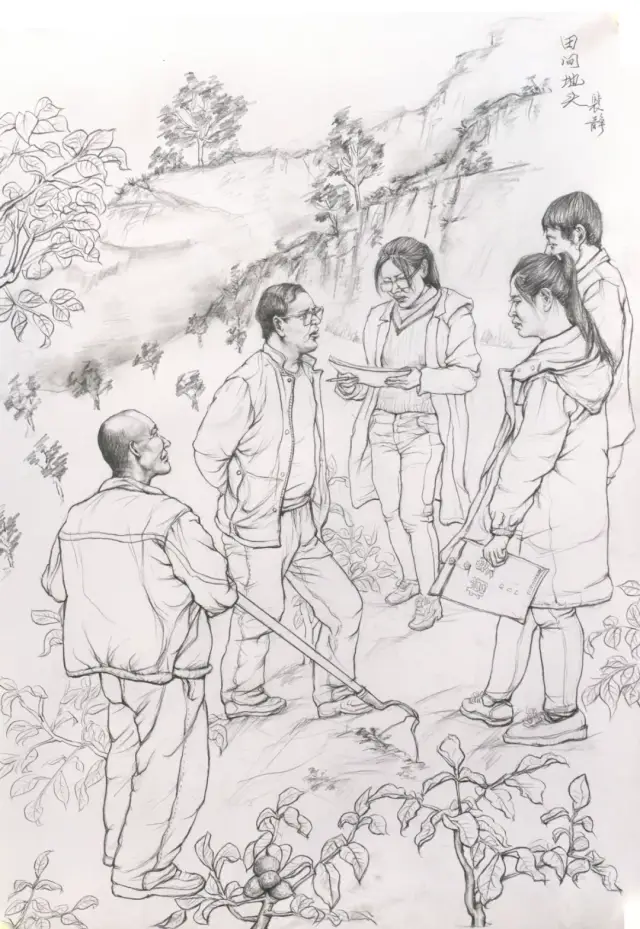 看!速写画让扶贫故事鲜活起来了