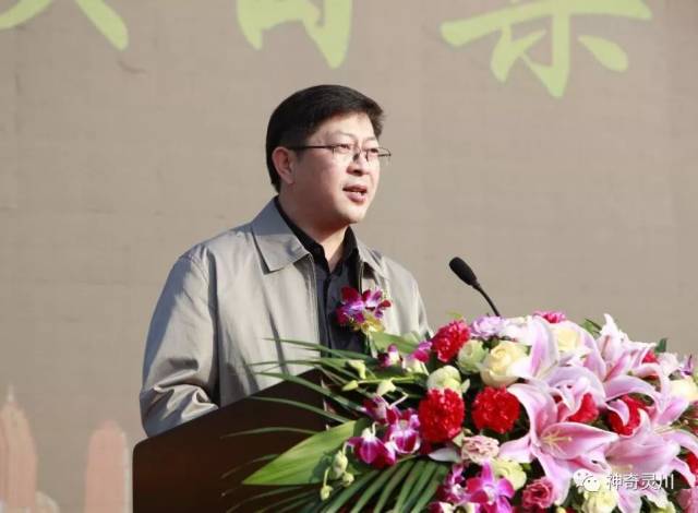 县委书记赵奇玲致辞