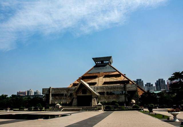 河南博物院鸟瞰图图片