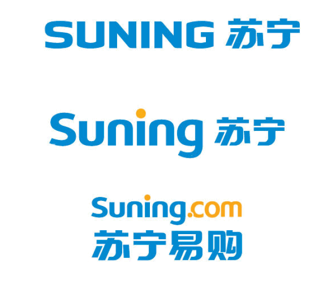 苏宁logo:我在字体边加了只狮子