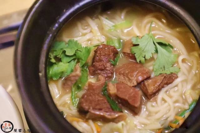 『牛肉罐罐面』也是很多人点的一款