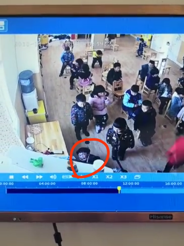 惨无人道昭通一幼儿园近十名儿童遭老师殴打