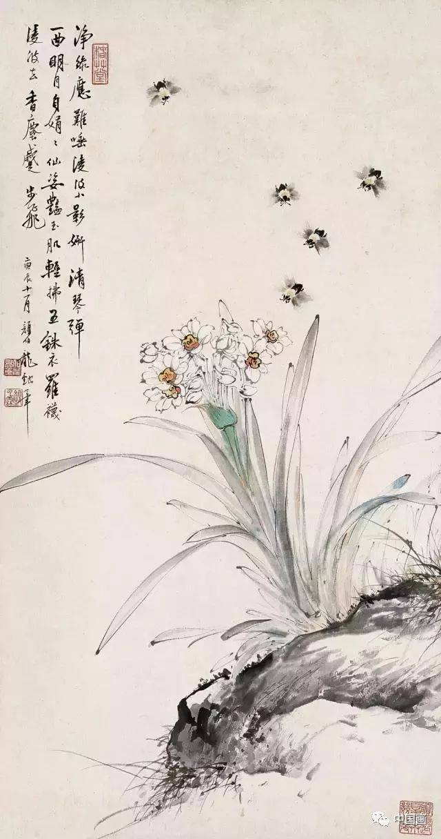 国画教程:蜜蜂画法